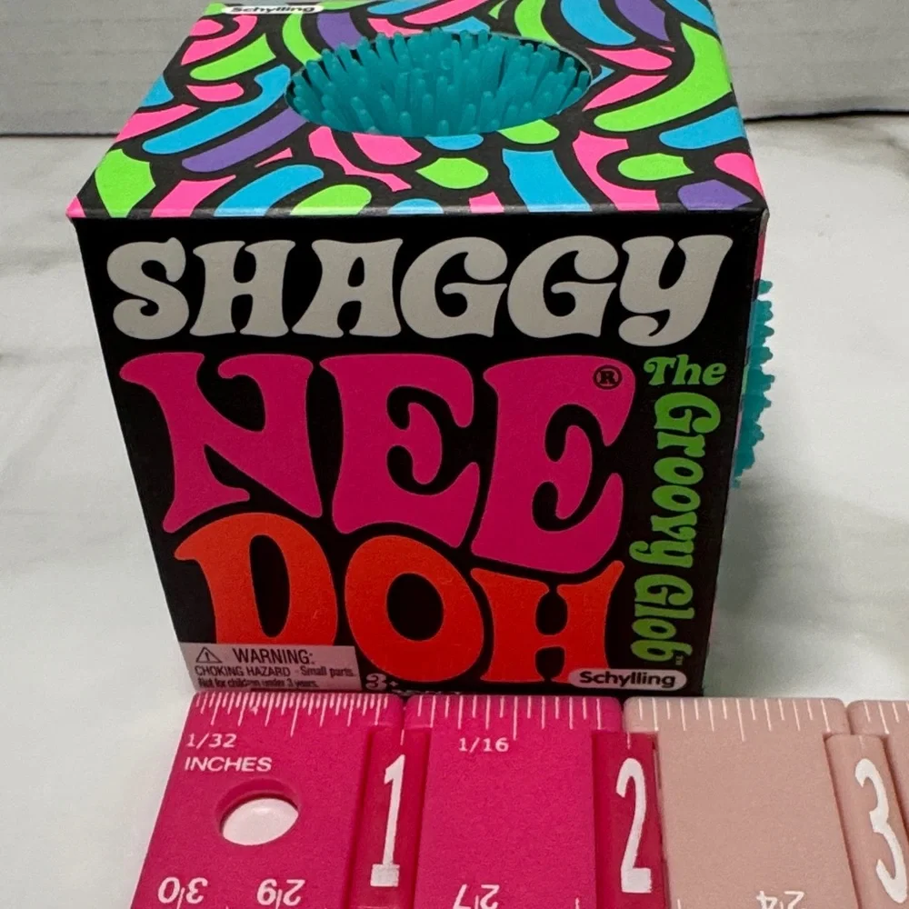 New NeeDoh Shaggy. The Groovy Glob - Teal - Picture 2 of 15